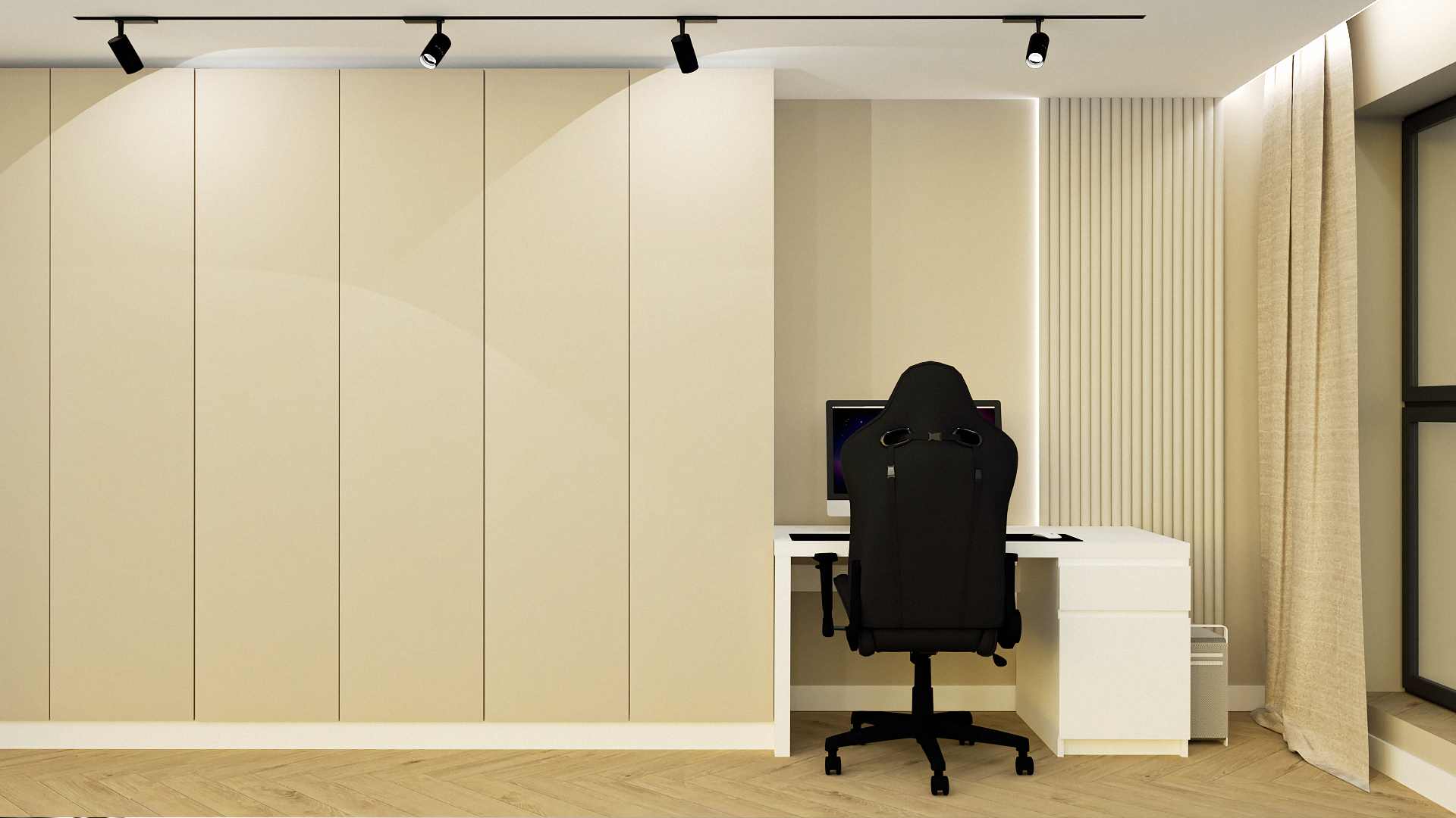 Mieszkanie 55 m² — Garderoba / biuro, zdjęcie 1