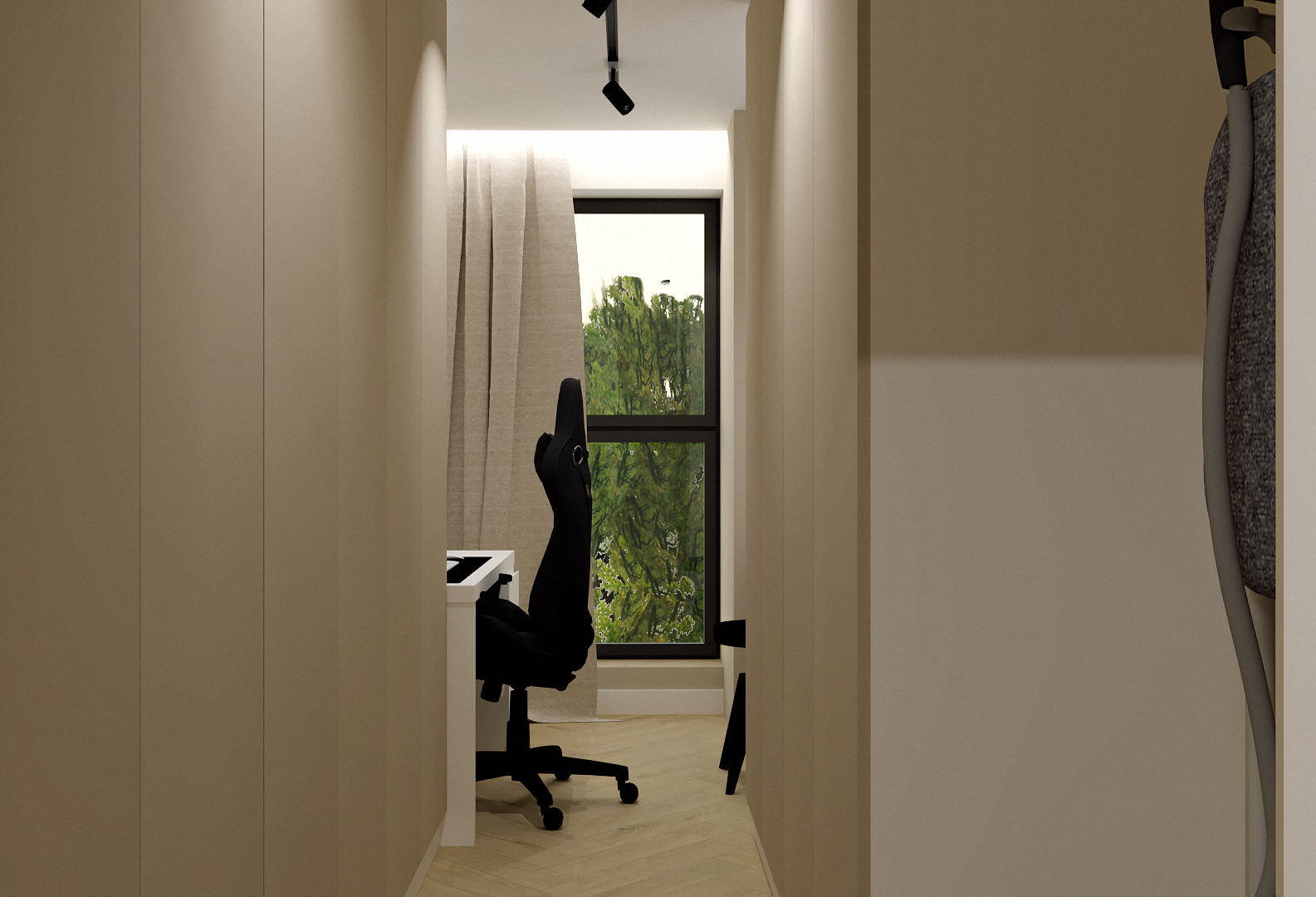 Mieszkanie 55 m² — Garderoba / biuro, zdjęcie 3