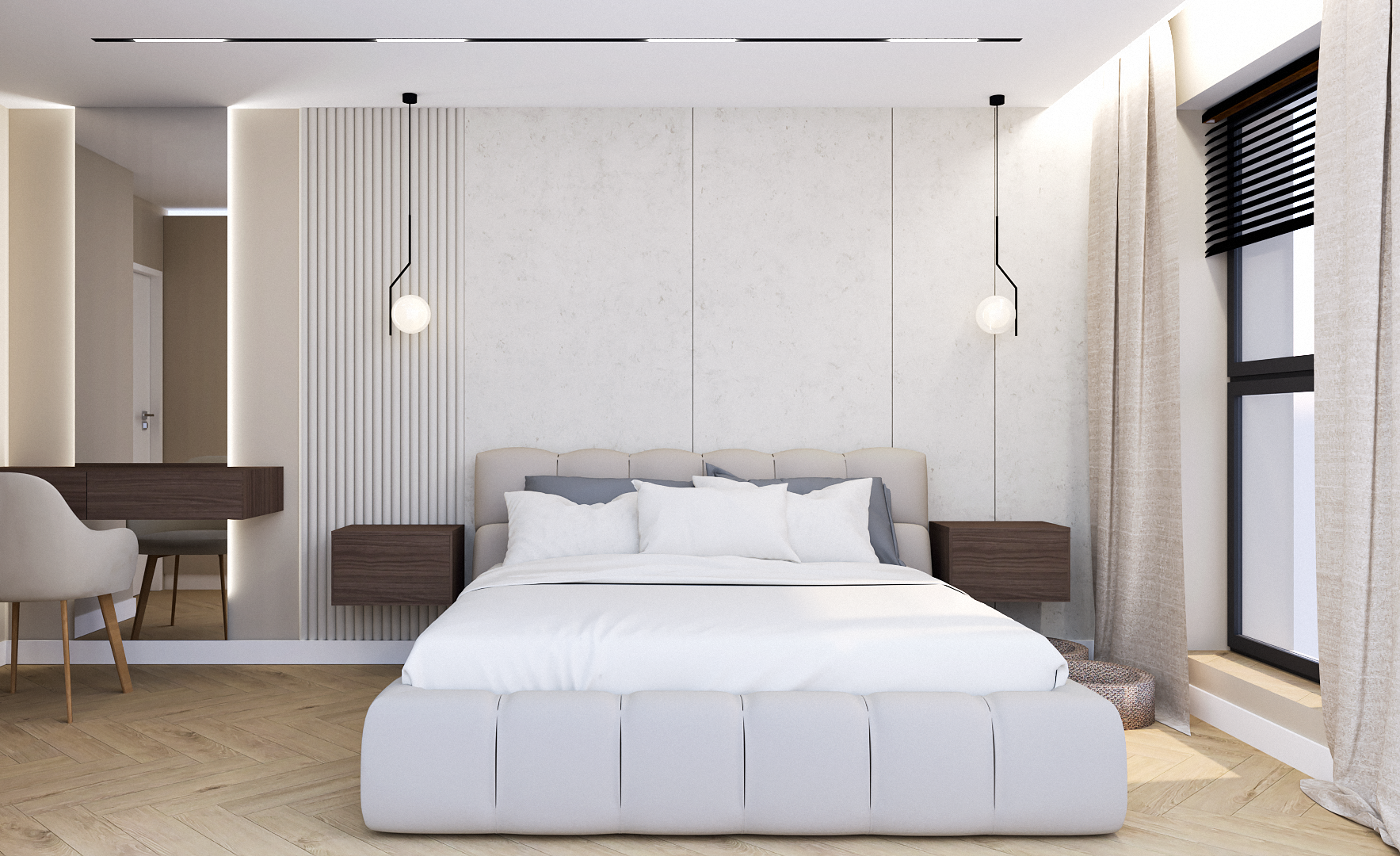 Mieszkanie 55 m² — Sypialnia, zdjęcie 1