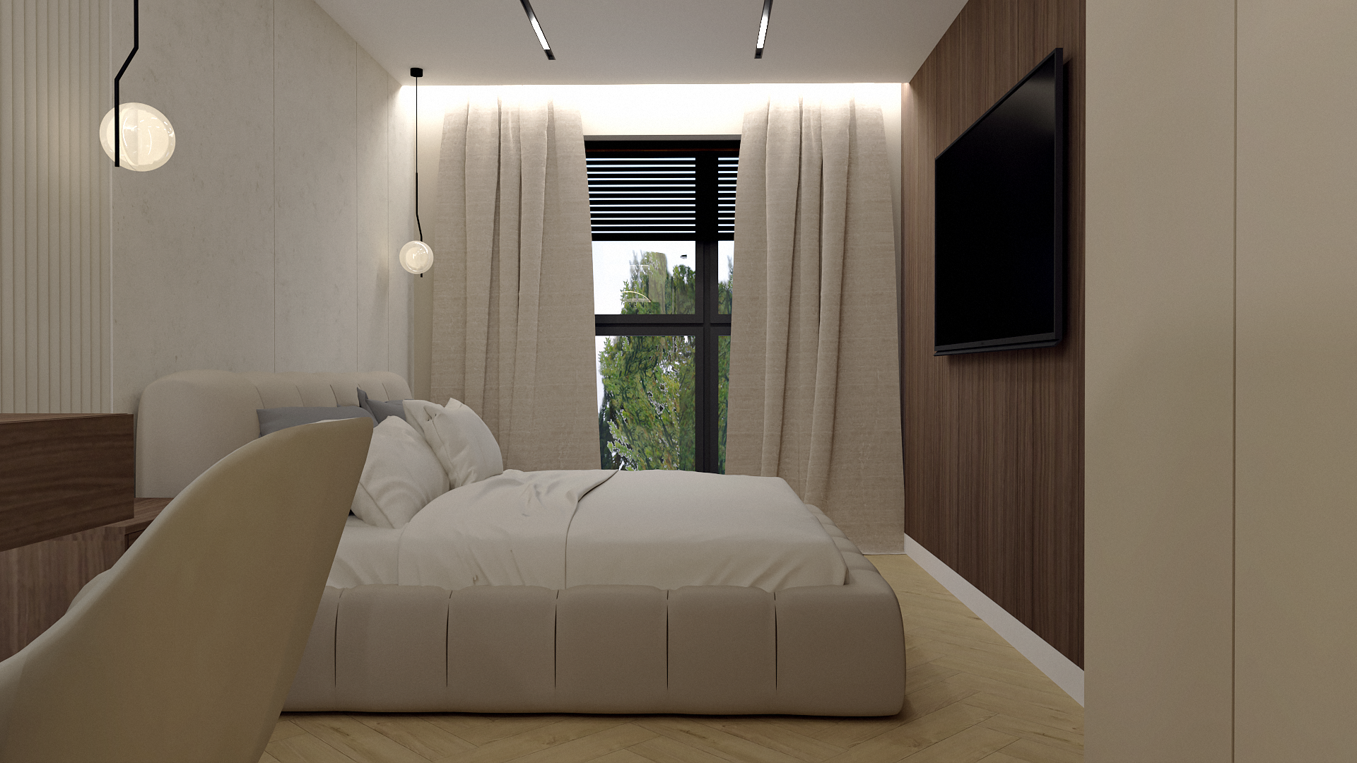 Mieszkanie 55 m² — Sypialnia, zdjęcie 3